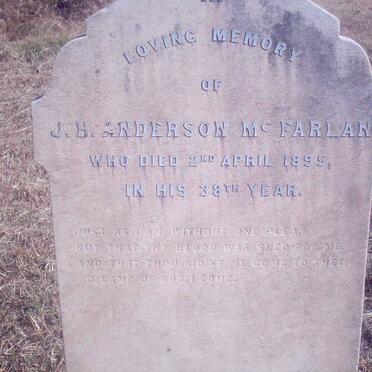 McFARLAN J.H. Anderson -1895