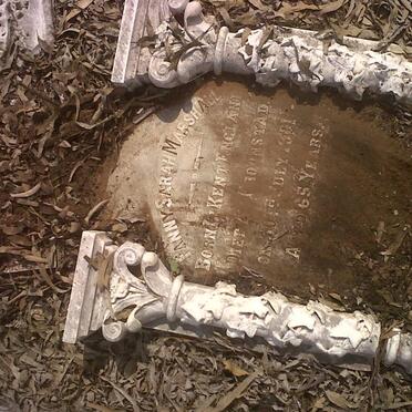 MARSHALL Fanny Sarah -1901