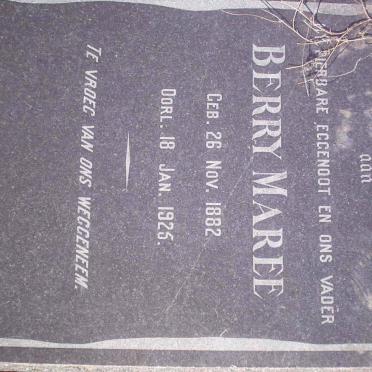 MAREE Berry 1882-1925