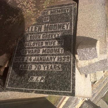 MOONEY Ellen nee GREEVY -1939