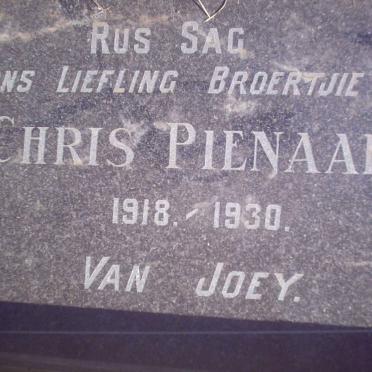 PIENAAR Chris 1918-1930