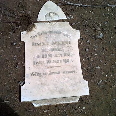 SLABBERT Hendrik Johannes 1903-1925