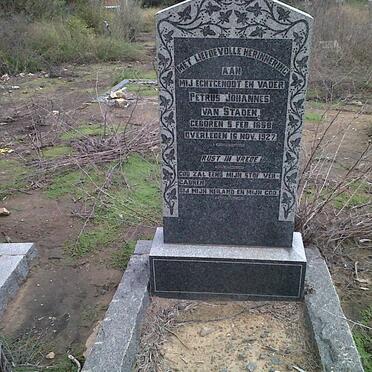 STADEN Petrus Johannes, van 1858-1927