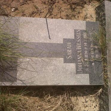 WESSELS Sarah Johanna 1874-1965