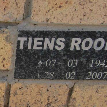 ROODMAN Tiens 1942-2007