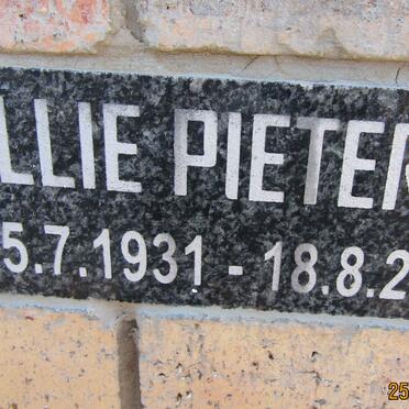 PIETERSE Ellie 1931-2010