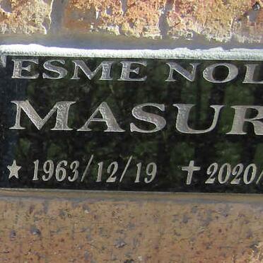 MASURIK Esme Nolene 1963-2020