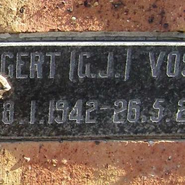 VOSLOO G.J. 1942-2008