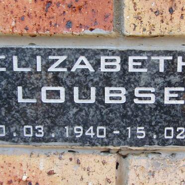 LOUBSER Elizabeth H. 1940-2005
