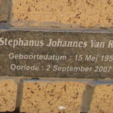 ROOYEN Stephanus Johannes, van 1956-2007