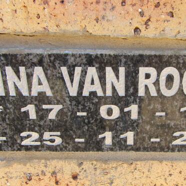 ROOYEN Rina, van 1936-2012