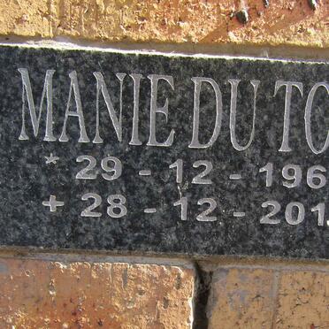 TOIT Manie, du 1963-2011