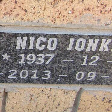 JONKER Nico 1937-2013