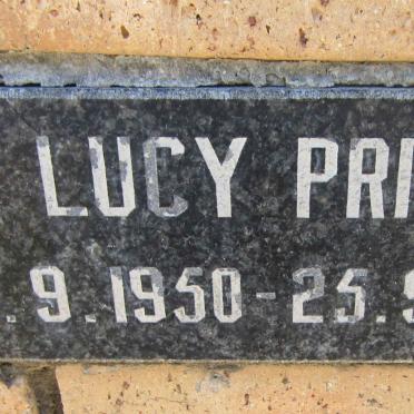 PRICE Lucy 1950-2008