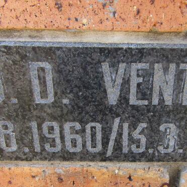 VENTER J.D. 1960-2009