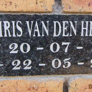 HEEVER Chris, van den 1919-2013