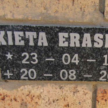 ERASMUS Kieta 1916-2004