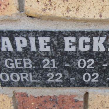 ECKARD Apie 1925-2005