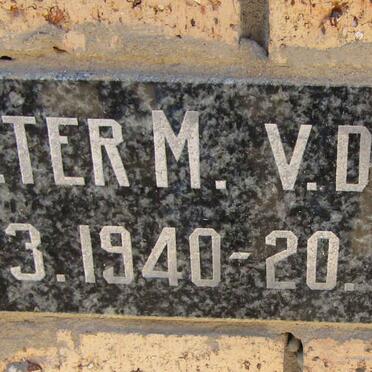 SPUY Peter M., v.d. 1940-2010