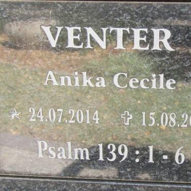 VENTER Anika Cecile 2014-2014