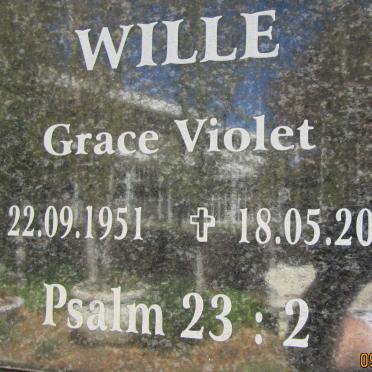 WILLE Grace Violet 1951-2016