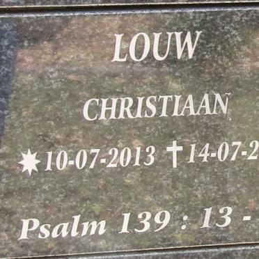 LOUW Christiaan 2013-2013