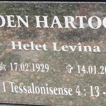 HARTOG Helet Levina, den 1929-2014