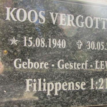 VERGOTTINI Koos 1940-2018