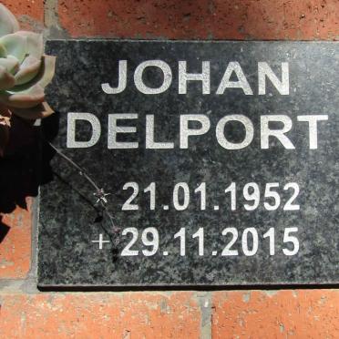 DELPORT Johan 1952-2015