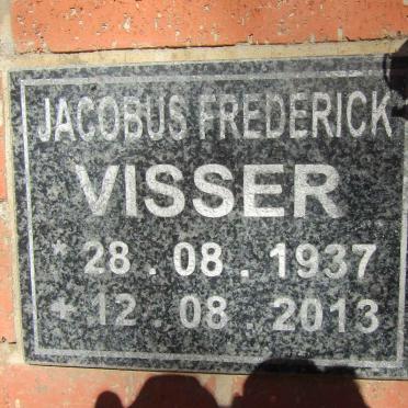 VISSER Jacobus Frederick 1937-2013