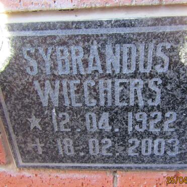 WIECHERS Sybrandus 1922-2003