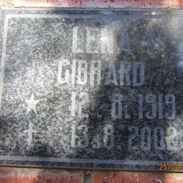 GIBHARD Lena 1919-2002