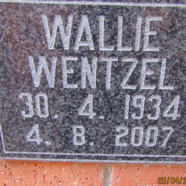 WENTZEL Wallie 1934-2007