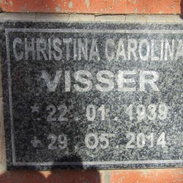 VISSER Christina Carolina 1939-2014