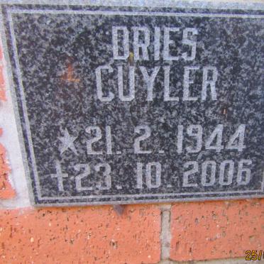 CUYLER Dries 1944-2006