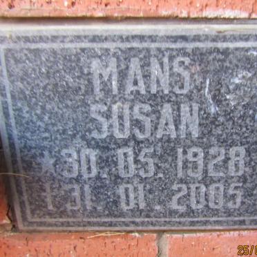 MANS Susan 1928-2005