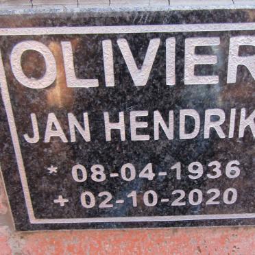 OLIVIER Jan Hendrik 1936-2020