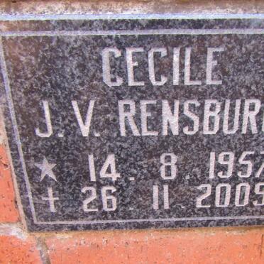 RENSBURG Cecile, J.v. 1957-2009