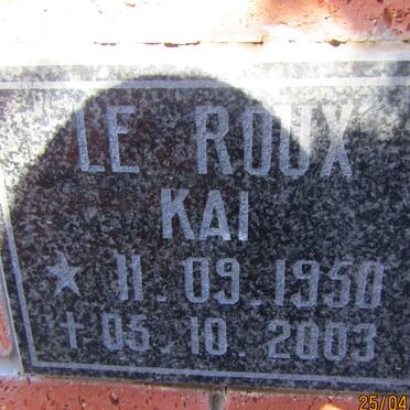 ROUX Kai, le 1950-2003