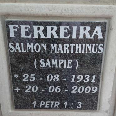 FERREIRA Salmon Marthinus 1931-2009