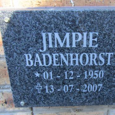 BADENHORST Jimpie 1950-2007