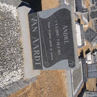 AARDT André, van 1949-1971