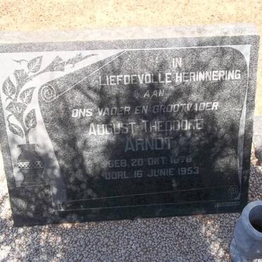 ARNDT August Theodore 1870-1953