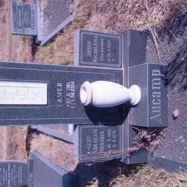 AUCAMP Gert Abraham Nienaber 1928-1979 &amp; Sophia Magdalena STRYDOM 1933- :: AUCAMP Casper 1960-2004