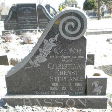 BASSON Christiaan Erenst Stephanus 1903-1967