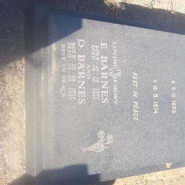 BARNES Jean Allen 1895-1974 :: BARNES E. 1930-1993 :: BARNES D. 1923-1997