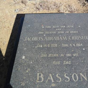 BASSON Jacobus Abraham Christoffel 1938-1964