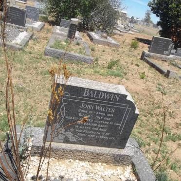 BALDWIN John Walter 1914-1956