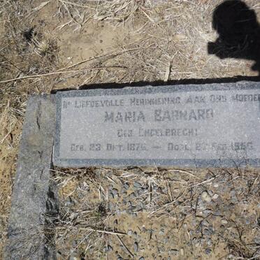 BARNARD Maria nee ENGELBRECHT 1876-19??