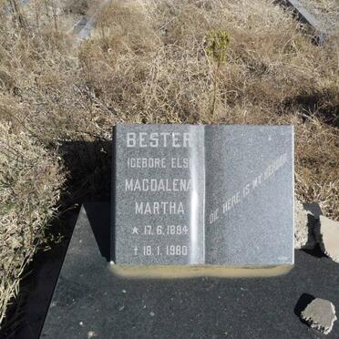 BESTER Magdalena Martha nee ELS 1894-1980